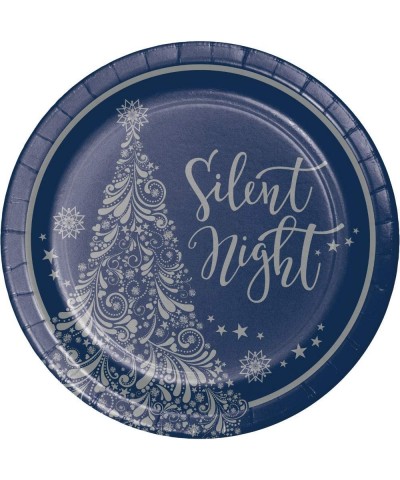 Religious Christmas Paper Plates and Napkins Set - Silent Night Theme - 64 Total Pieces - Beautiful- Durable and Great Value!...