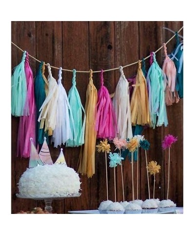 9.8in Gray Tissue Paper Tassel DIY Hanging paper decorations Party Garland Decor for Party Decorations Wedding-Festival-Baby ...