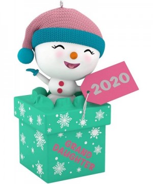 Christmas Ornament 2020 Year-Dated- The Gift of Granddaughters Snowman - Granddaughter - CT195XZLKKT $8.59 Ornaments