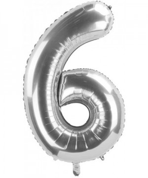 Silver 16 Foil Mylar Number Balloons for 16th Birthday Party Decoration Supplies-16th Anniversary-40 Inch. - 16th - CU193EAXE...