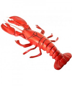 4 Pack Fake Large Sea Life Creatures Collection Artificial Lobster & Crab Plastic Animal Home Party Decoration Display Kids T...