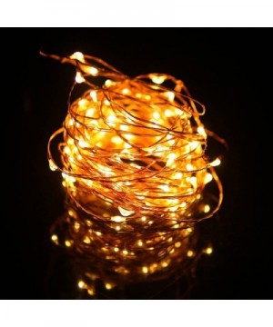 Waterproof LED String Lights [Flexible Copper Wire] Indoor Outdoor Lighting Fairy Light Strand with Power Adapter - College D...