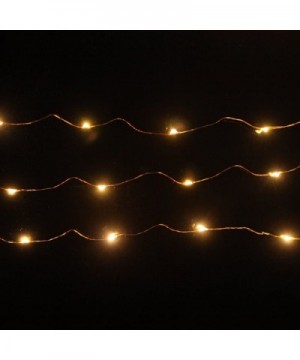 Waterproof LED String Lights [Flexible Copper Wire] Indoor Outdoor Lighting Fairy Light Strand with Power Adapter - College D...