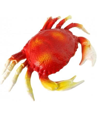 4 Pack Fake Large Sea Life Creatures Collection Artificial Lobster & Crab Plastic Animal Home Party Decoration Display Kids T...