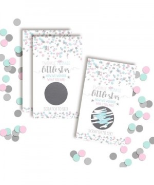 It's A BOY! Twinkle Twinkle Little Star Themed Gender Reveal Scratch Off Cards for Baby Showers- 20 2" X 3" Double Sided Card...