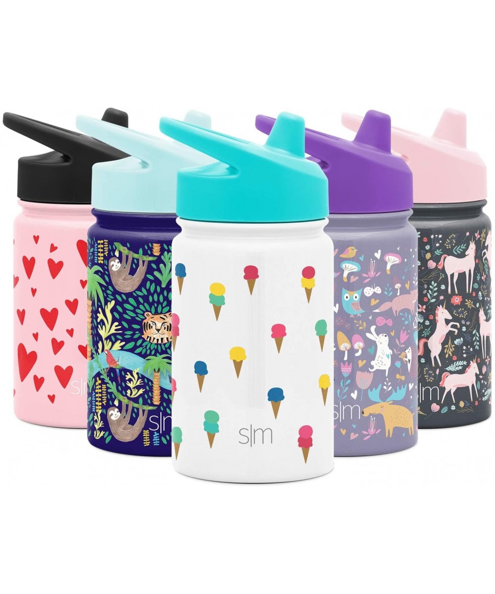 Kids Summit Sippy Cup Thermos 10oz - Stainless Steel Toddler Water Bottle Vacuum Insulated Girls and Boys Hydro Travel Cup Fl...
