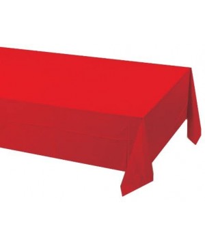 Touch of Color Plastic Lined Table Cover- 54 by 108-Inch- Classic Red - CK113951IJ7 $5.39 Tablecovers