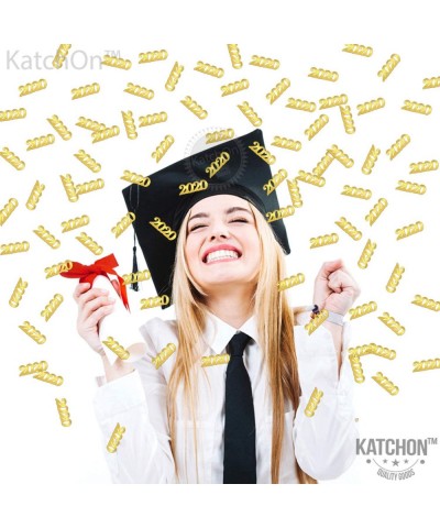 2020 Gold Confetti Pack of 1000- 1.5 Ounce - Graduation Table Decorations - Graduations Party Supplies 2020 - Gold Confetti f...