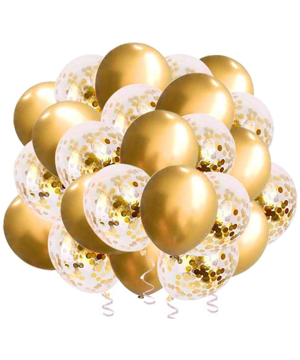 Party Supplies Gold Balloons & Gold Confetti Balloons for Weddings Birthday Party Decoration-Bridal & Baby Showers Decoration...