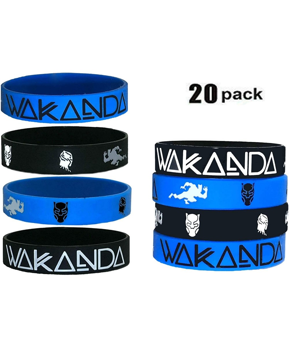 20 pcs Black Panther WAKANDAParty Favors Wristband/Size Adult and Kids. (Black Panther- Adult) - Black Panther - CK18GYZXT6G ...