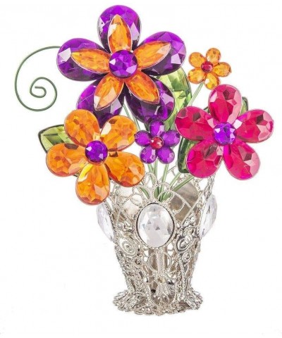 Crystal Expressions 5" Flower Daisy Posy Pot Place Card Holder ACRY-578 (Design C) - Design C - CH18RGLYKG7 $9.53 Place Cards...