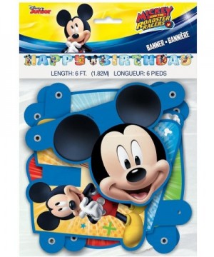 Mickey Roadster Jointed Party Banner Large- 1ct- Multicolor (59866) - CJ17X6E4X6L $5.03 Banners