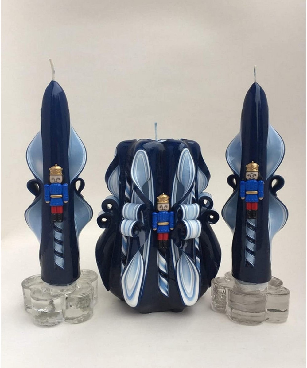 Hand-Carved Nutcracker Candle Set - CT12NZB0NLZ $33.44 Candles