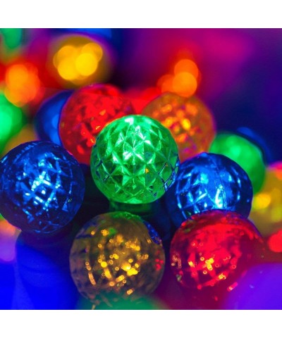 70 G12 Multicolor Ball Lights- 24 ft LED Christmas Lights Multicolor String Lights Globe Christmas Lights Indoor-Outdoor Chri...
