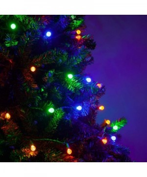 70 G12 Multicolor Ball Lights- 24 ft LED Christmas Lights Multicolor String Lights Globe Christmas Lights Indoor-Outdoor Chri...