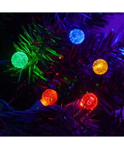 70 G12 Multicolor Ball Lights- 24 ft LED Christmas Lights Multicolor String Lights Globe Christmas Lights Indoor-Outdoor Chri...