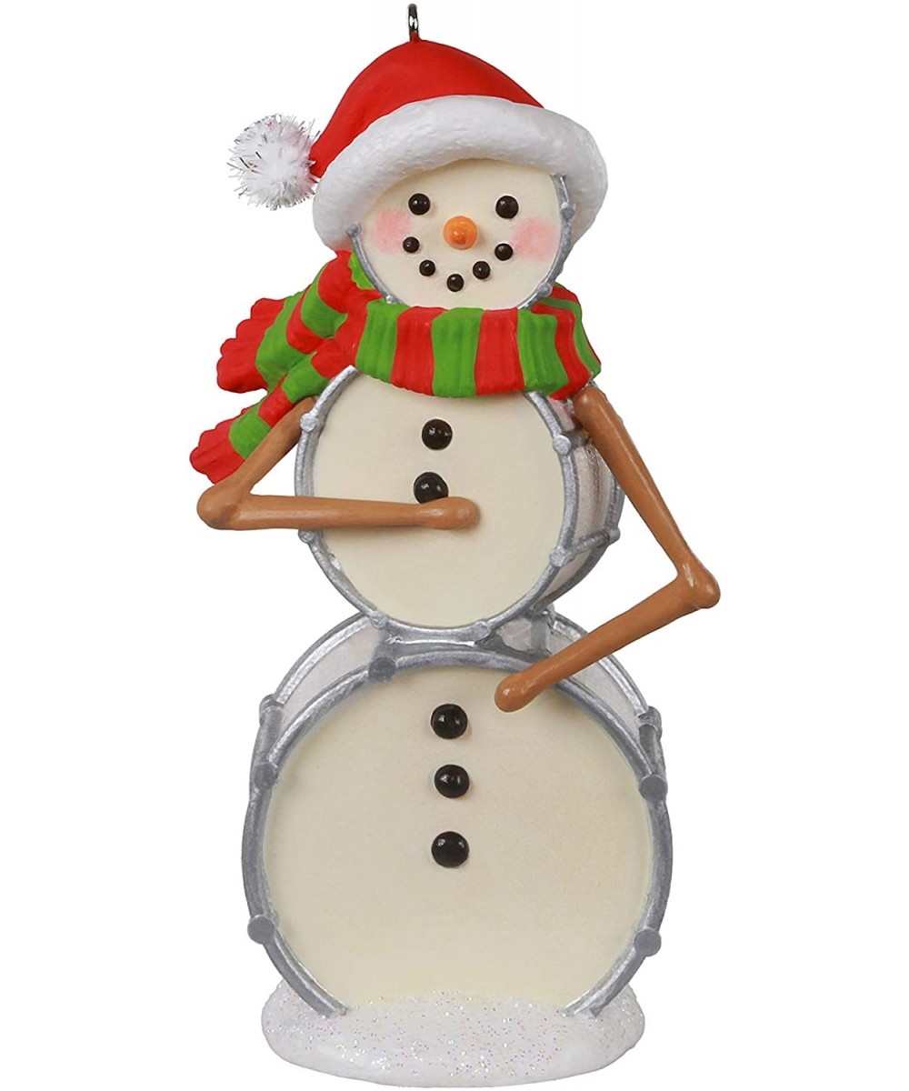 Christmas Ornament 2020- Cool Drummer Boy Snowman- Musical - Drummer Boy Snowman - CT195XQC4MY $13.24 Ornaments