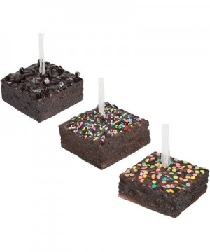 Set of 3 2.75" Realistic Foam Brownies Christmas Ornament D3499 - CB18U84Z4ZR $21.24 Ornaments