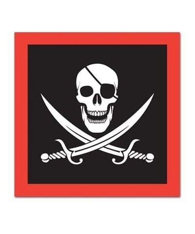 Pirate Skull and Crossbones Party Supplies Bundle Pack for 16 (Plus Party Planning Checklist by Mikes Super Store) - C0180CKA...