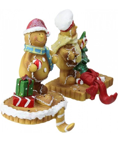 Set of 2 Holiday Gingerbread Christmas Stocking Holders 5.25 - CS18IHLM459 $27.89 Stockings & Holders