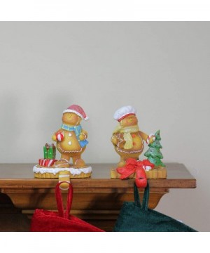 Set of 2 Holiday Gingerbread Christmas Stocking Holders 5.25 - CS18IHLM459 $27.89 Stockings & Holders