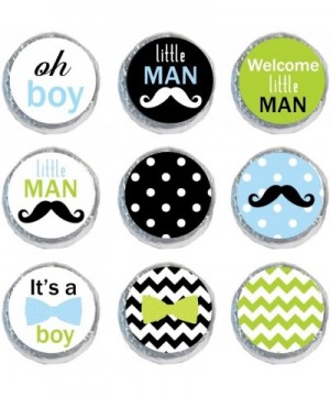 324 Mini Candy Stickers Baby Shower Favor Labels Little Man Tiny 0.75 Inch - CK18449UHQO $5.99 Favors