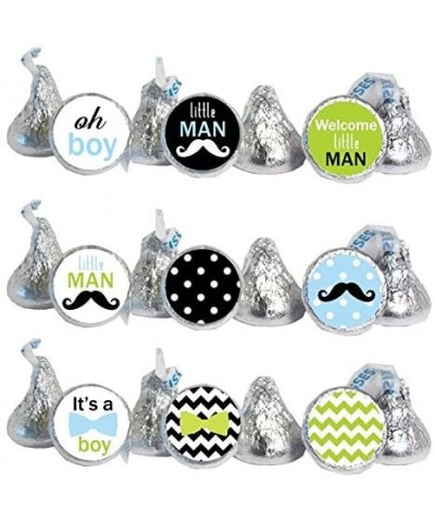 324 Mini Candy Stickers Baby Shower Favor Labels Little Man Tiny 0.75 Inch - CK18449UHQO $5.99 Favors