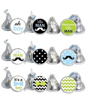 324 Mini Candy Stickers Baby Shower Favor Labels Little Man Tiny 0.75 Inch - CK18449UHQO $5.99 Favors