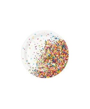 Disposable Plates- Napkins- Cups- Tablecloth- Sprinkle Confetti Birthday Party Supplies- 6-Piece Bundle - CX185KE0WTY $22.70 ...