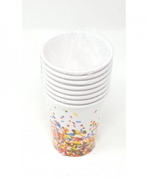 Disposable Plates- Napkins- Cups- Tablecloth- Sprinkle Confetti Birthday Party Supplies- 6-Piece Bundle - CX185KE0WTY $22.70 ...