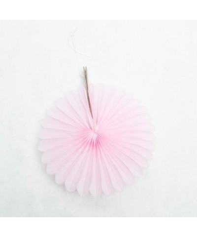 Unique Industries- Mini Tissue Paper Fan Decorations- 6 Inches- Party Supplies - Light Pink- Pack of 3 - Light Pink - C311V2I...