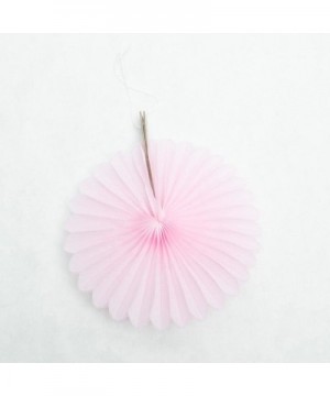 Unique Industries- Mini Tissue Paper Fan Decorations- 6 Inches- Party Supplies - Light Pink- Pack of 3 - Light Pink - C311V2I...