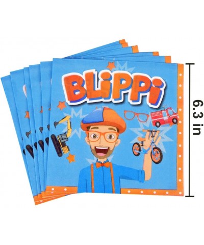 40pcs For Blippi Supplies 20 plates 20 napkins Birthday Theme Party - CI19CIAAMWC $8.45 Party Packs