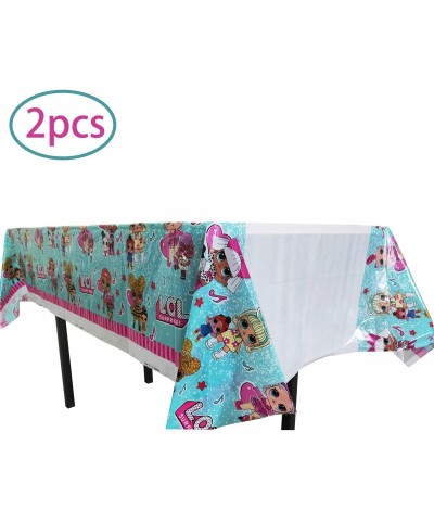 2pcs LOL Themed Birthday Party Decorations - Disposable LOL Plastic Tablecloth - 70.8 x 42.5"- Disposable Table Cover - LOL P...