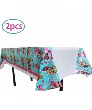 2pcs LOL Themed Birthday Party Decorations - Disposable LOL Plastic Tablecloth - 70.8 x 42.5"- Disposable Table Cover - LOL P...