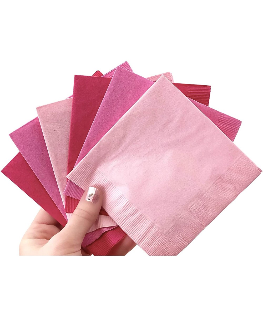 Pink Beverage Napkins - 50 ct Girl Birthday Baby Shower Party Decor Supplies - CV18OEN08RA $7.34 Tableware