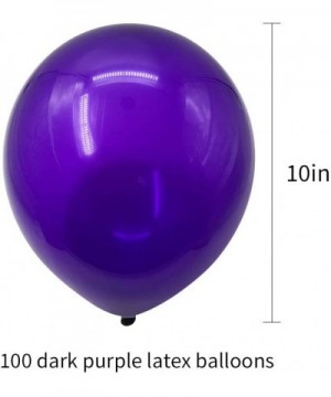 100 Pcs Dark Purple Latex Balloons 10 inch Large Helium Party Balloons for Halloween Wedding Birthday Ceremony Decorations - ...