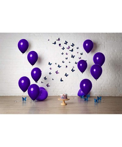 100 Pcs Dark Purple Latex Balloons 10 inch Large Helium Party Balloons for Halloween Wedding Birthday Ceremony Decorations - ...