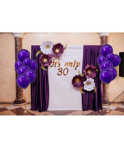 100 Pcs Dark Purple Latex Balloons 10 inch Large Helium Party Balloons for Halloween Wedding Birthday Ceremony Decorations - ...