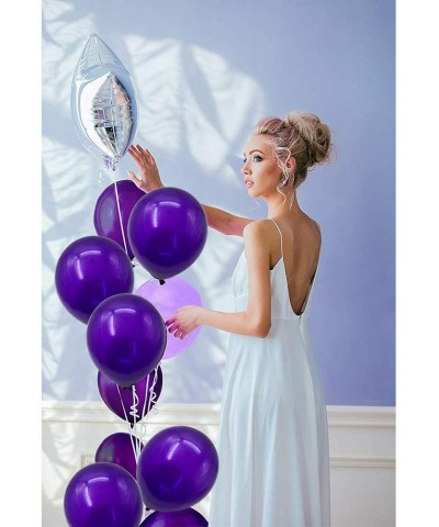 100 Pcs Dark Purple Latex Balloons 10 inch Large Helium Party Balloons for Halloween Wedding Birthday Ceremony Decorations - ...