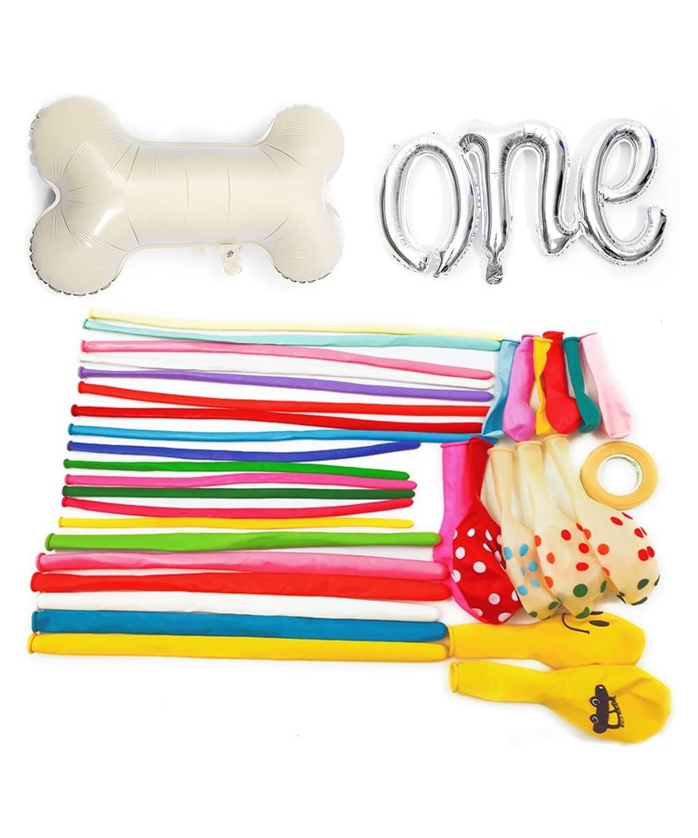 30pcs Long Sculpting Balloons Kit for Birthday Party Decorations Dog Bone Foil Balloons for Birthday Party Supplies-Puppy The...