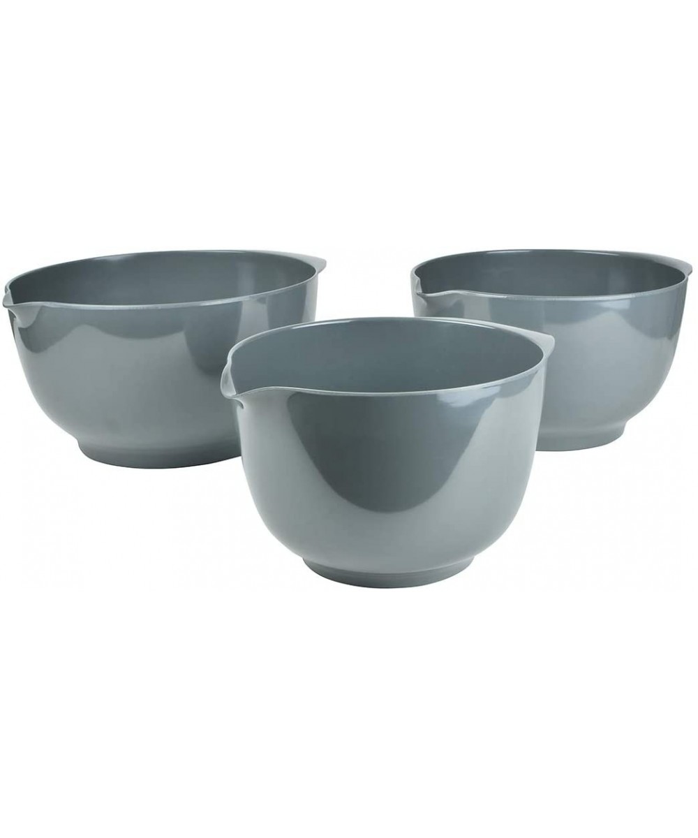 Melamine Mixing Bowl Set 2- 3 and 4 Liters- Gray - Gray - CZ18HWS3CU2 $33.80 Tableware
