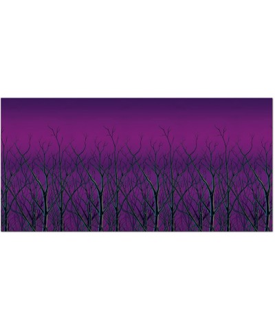 Spooky Forest Treetops Backdrop- 4-Feet by 30-Feet - C611ELBC2UR $14.36 Banners & Garlands