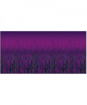 Spooky Forest Treetops Backdrop- 4-Feet by 30-Feet - C611ELBC2UR $14.36 Banners & Garlands