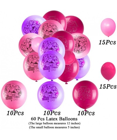 Dog Patrol Birthday Party Supplies Decorations- Backdrop With Balloons Kit For Girls Paw Photo Background - CK193YSZU8N $13.6...