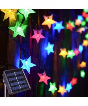 Solar String Lights-Multicolor Outdoor Christmas Lights- Waterproof Solar Powered Decorative Garden Lights for Patio Gazebo F...