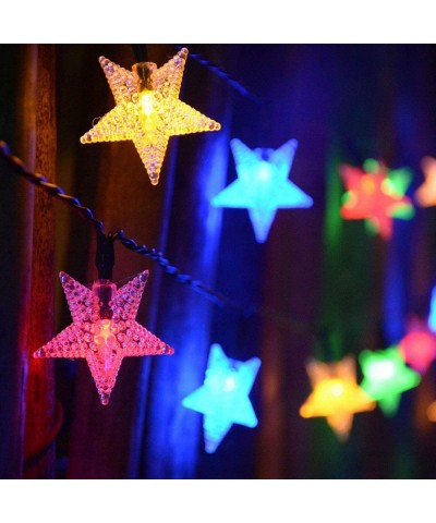 Solar String Lights-Multicolor Outdoor Christmas Lights- Waterproof Solar Powered Decorative Garden Lights for Patio Gazebo F...