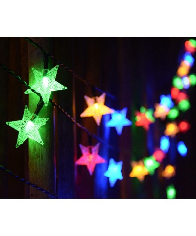 Solar String Lights-Multicolor Outdoor Christmas Lights- Waterproof Solar Powered Decorative Garden Lights for Patio Gazebo F...