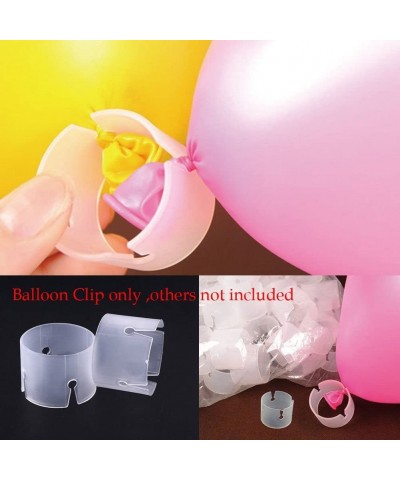 Pack of 50 Decorative Decor Balloon Rings Balloon Arch Folder Convenient Clip Multiple Accessories (Balloon Clip only-Others ...