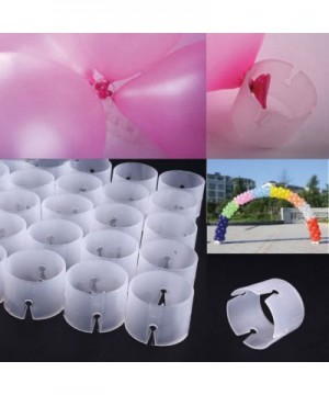Pack of 50 Decorative Decor Balloon Rings Balloon Arch Folder Convenient Clip Multiple Accessories (Balloon Clip only-Others ...